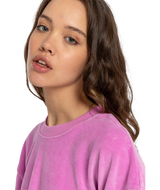 The Billabong Womens Beach Picnic Sweatshirt in Lush Lilac