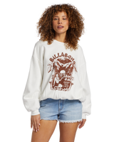 The Billabong Womens Aloha Kendal Sweatshirt in Salt Crystal