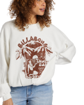 The Billabong Womens Aloha Kendal Sweatshirt in Salt Crystal