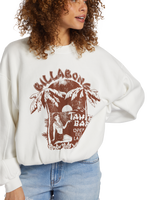 The Billabong Womens Aloha Kendal Sweatshirt in Salt Crystal