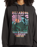 The Billabong Womens Keep It Up Hoodie in Black Sands