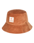 The Billabong Womens Essential Bucket Hat in Golden Brown