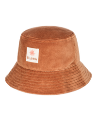 The Billabong Womens Essential Bucket Hat in Golden Brown