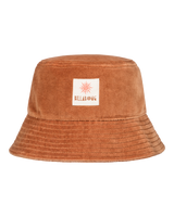 The Billabong Womens Essential Bucket Hat in Golden Brown