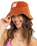 The Billabong Womens Essential Bucket Hat in Golden Brown