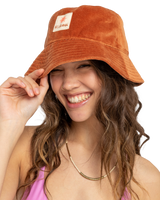 The Billabong Womens Essential Bucket Hat in Golden Brown