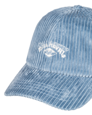 The Billabong Womens Essential Cord Cap in Blue Shadow