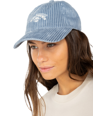 The Billabong Womens Essential Cord Cap in Blue Shadow