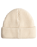 The Billabong Womens Alta Rib Beanie in White Cap