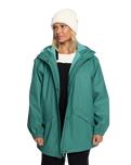 The Billabong Womens Raindrops Jacket in Pine