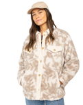 The Billabong Womens Coastal Waves Jacket in White Cap