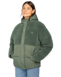 The Billabong Womens Love Trip Jacket in Treehugger