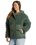 The Billabong Womens Love Trip Jacket in Treehugger