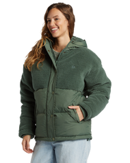 The Billabong Womens Love Trip Jacket in Treehugger