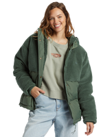 The Billabong Womens Love Trip Jacket in Treehugger