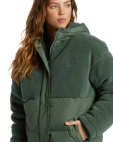 The Billabong Womens Love Trip Jacket in Treehugger