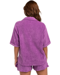 The Billabong Womens White Sands Shirt in Bright Orchid