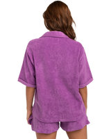 The Billabong Womens White Sands Shirt in Bright Orchid