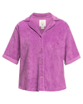 The Billabong Womens White Sands Shirt in Bright Orchid