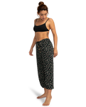 The Billabong Womens Sweet Surf Trousers in Off Black