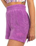 The Billabong Womens Clear Waters Walkshorts in Bright Orchid