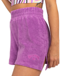 The Billabong Womens Clear Waters Walkshorts in Bright Orchid