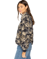 The Billabong Womens Time Off Fleece Jacket in Black Sands