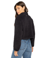 The Billabong Womens Holiday Fleece Jacket in Blacks