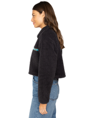 The Billabong Womens Holiday Fleece Jacket in Blacks