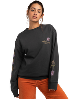 The Billabong Womens After Surf Sweatshirt in Off Black