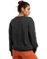 The Billabong Womens After Surf Sweatshirt in Off Black