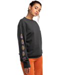 The Billabong Womens After Surf Sweatshirt in Off Black