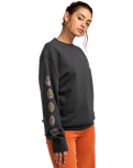 The Billabong Womens After Surf Sweatshirt in Off Black