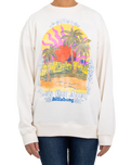 The Billabong Womens Getaway Sweatshirt in Salt Crystal