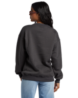 The Billabong Womens Waves Are Calling Sweatshirt in Off Black