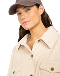 The Billabong Womens Winter Ocean Shirt Dress in White Cap