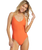 Tanlines One Piece Swimsuit in Coral Craze