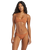 The Billabong Womens Sol Search V Bralette Bikini Top in Golden Brown