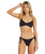 The Billabong Womens Sol Searcher Tie Side Tropic Bikini Bottoms in Black Pebbles