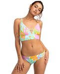 The Billabong Womens Dreamland Reversible Tropic Bikini Bottoms in Multi