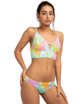 The Billabong Womens Dreamland Reversible Tropic Bikini Bottoms in Multi