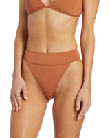 The Billabong Womens Sol Search Aruba Bikini Bottoms in Golden Brown