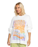 The Billabong Womens Long Mystic T-Shirt in Salt Crystal