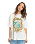 The Billabong Womens Return To Paradise T-Shirt in Salt Crystal