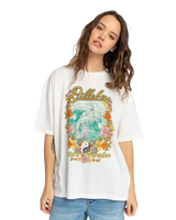 The Billabong Womens Return To Paradise T-Shirt in Salt Crystal