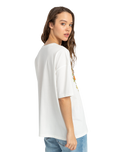 The Billabong Womens Return To Paradise T-Shirt in Salt Crystal