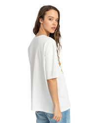 The Billabong Womens Return To Paradise T-Shirt in Salt Crystal