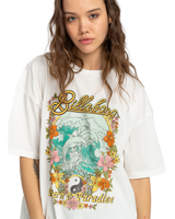 The Billabong Womens Return To Paradise T-Shirt in Salt Crystal