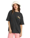 The Billabong Womens If Lost T-Shirt in Off Black