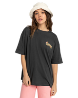 The Billabong Womens If Lost T-Shirt in Off Black